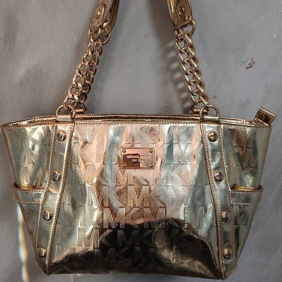 Michael Kors Golden Monogram Tote - Picture 1 of 11